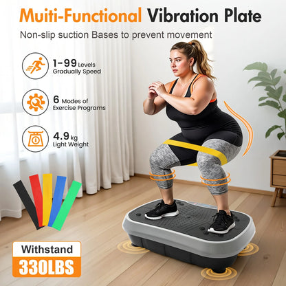 Magnetic Vibration Plate Exercise Machine