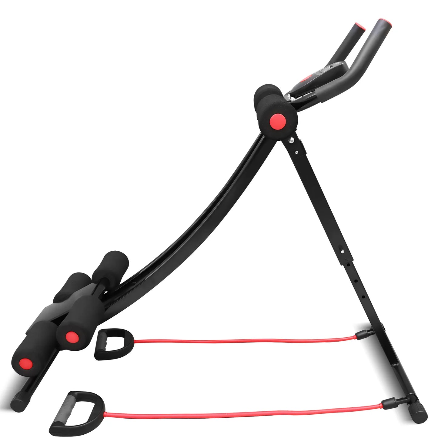 Foldable Core & Abdominal Trainer 440lbs LCD Display