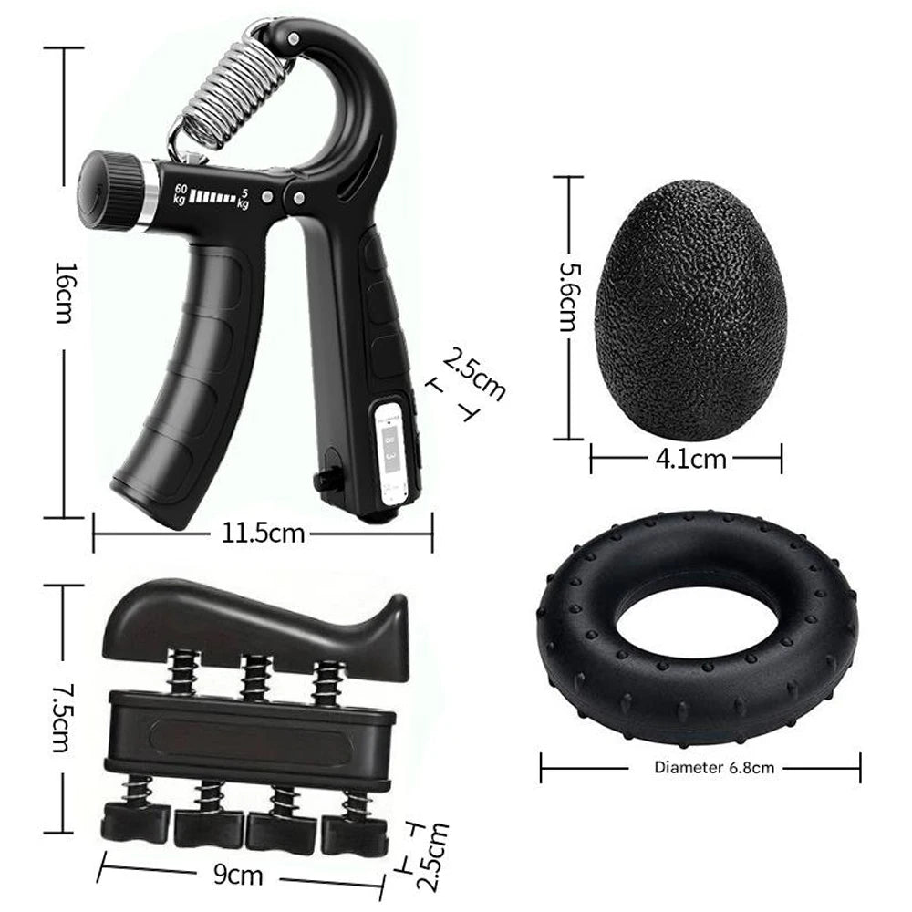5Pcs Grip Trainer Kit Hand Strength Exercisers