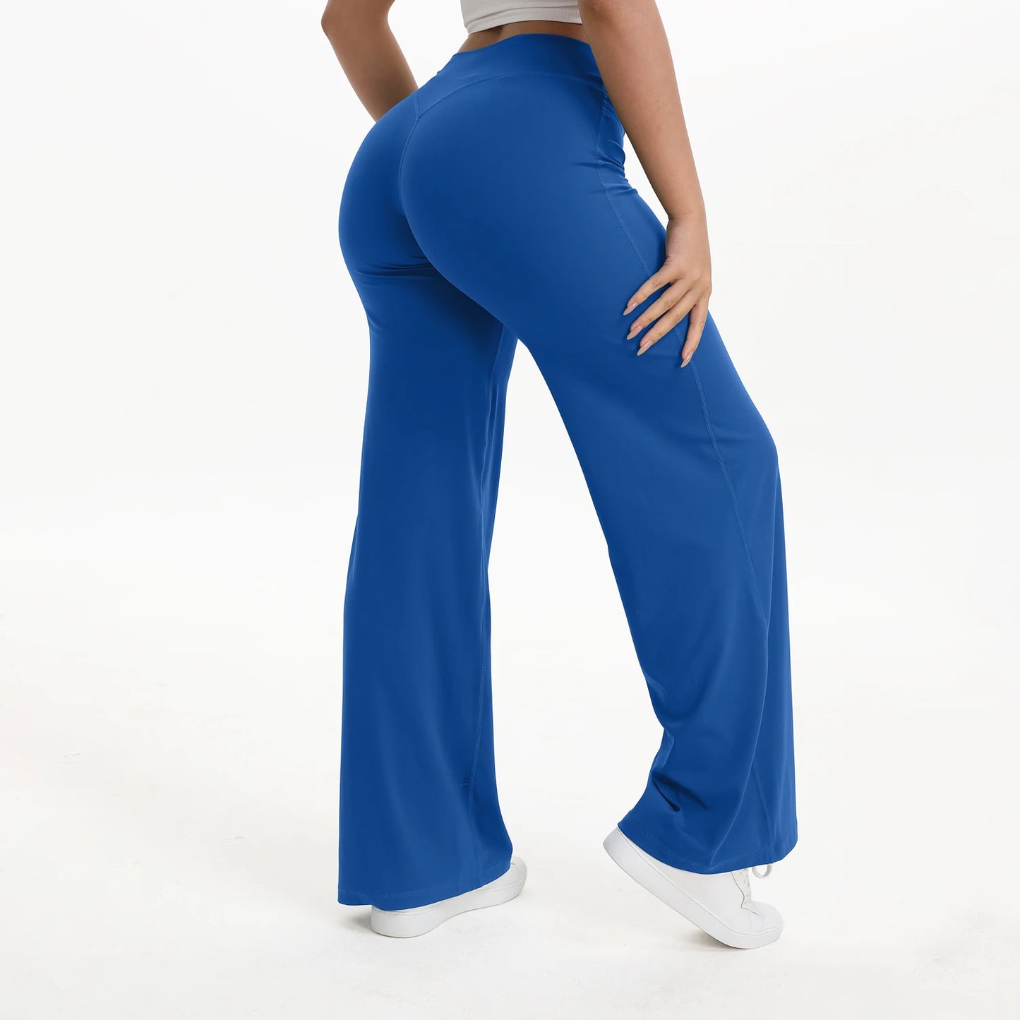 Soft-Motion Mid-Waist Straight Leg Yoga Pants