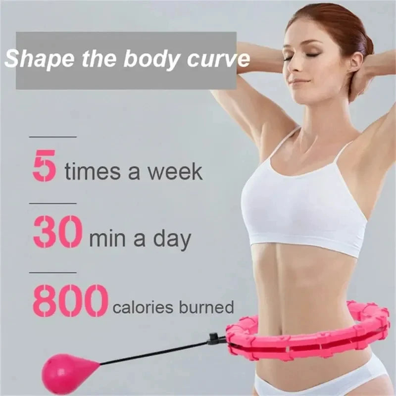 Smart Weighted 47 Inch Waist Hula Hoop