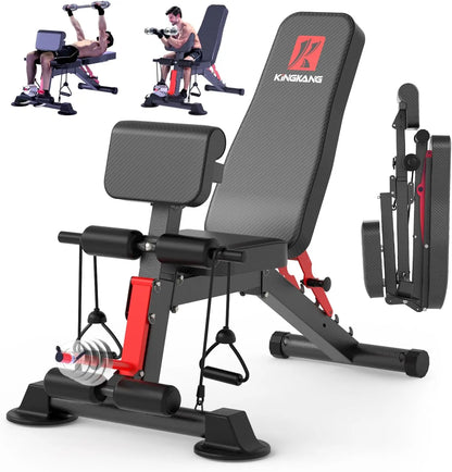 14‑in‑1 Foldable Multi‑Functional Dumbbell Bench