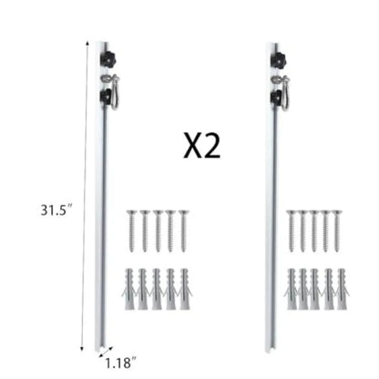Adjustable Resistance Band Wall Anchor System