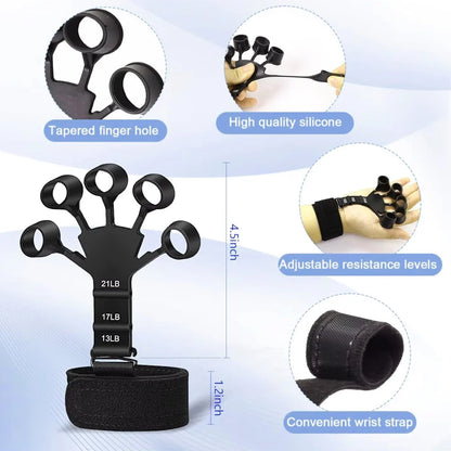 5Pcs Grip Trainer Kit Hand Strength Exercisers