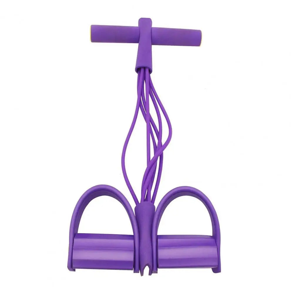 6 Tube Sit-up Pedal Resistance Band with Handle