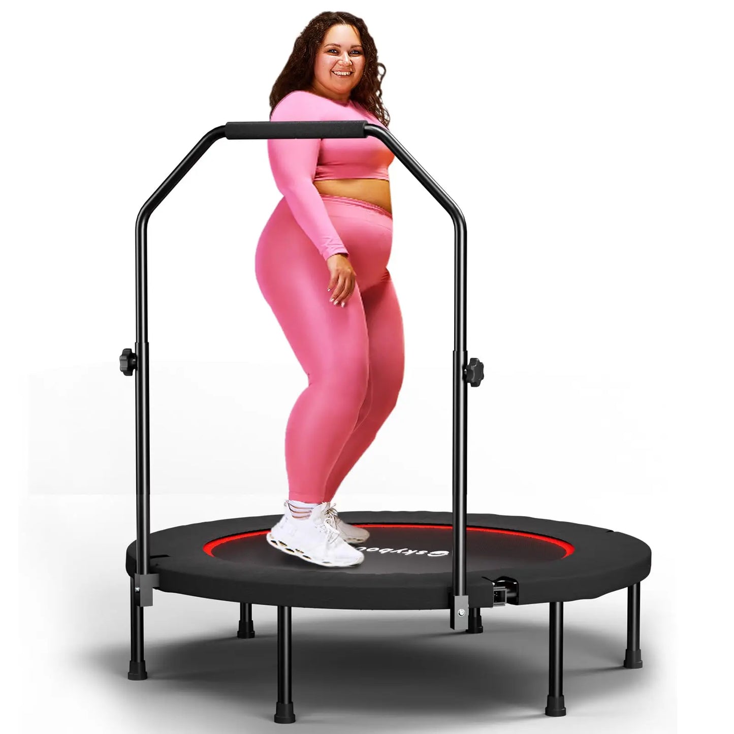 40" Foldable Adult Fitness Rebounder Trampoline