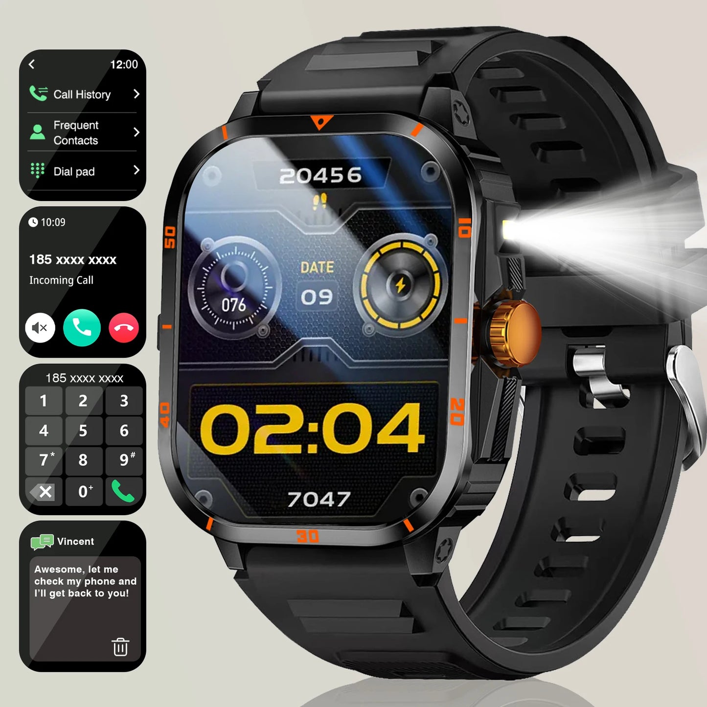 Men's Wireless Smart Watch with Dual Straps