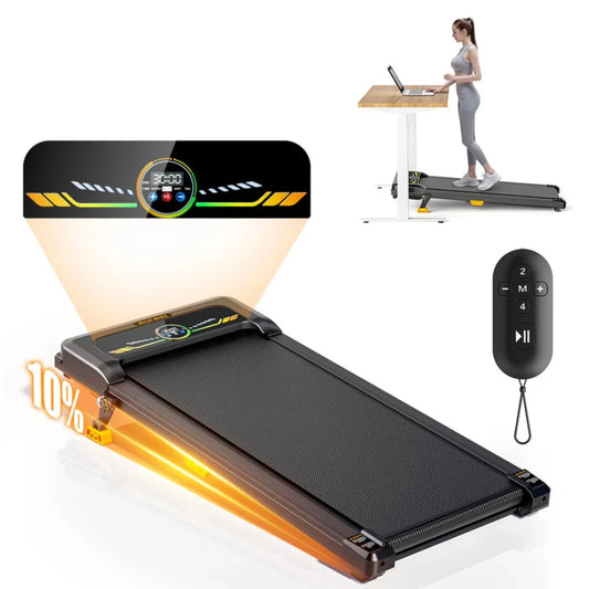 Portable Incline Walking Pad Under‑Desk Treadmill 2.5HP