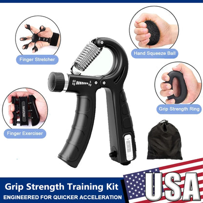 5Pcs Grip Trainer Kit Hand Strength Exercisers