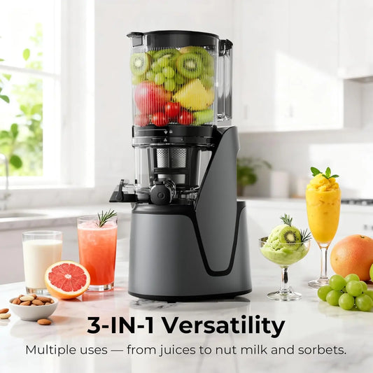 Cold Press Juicer with Large Chute, 100oz Capacity