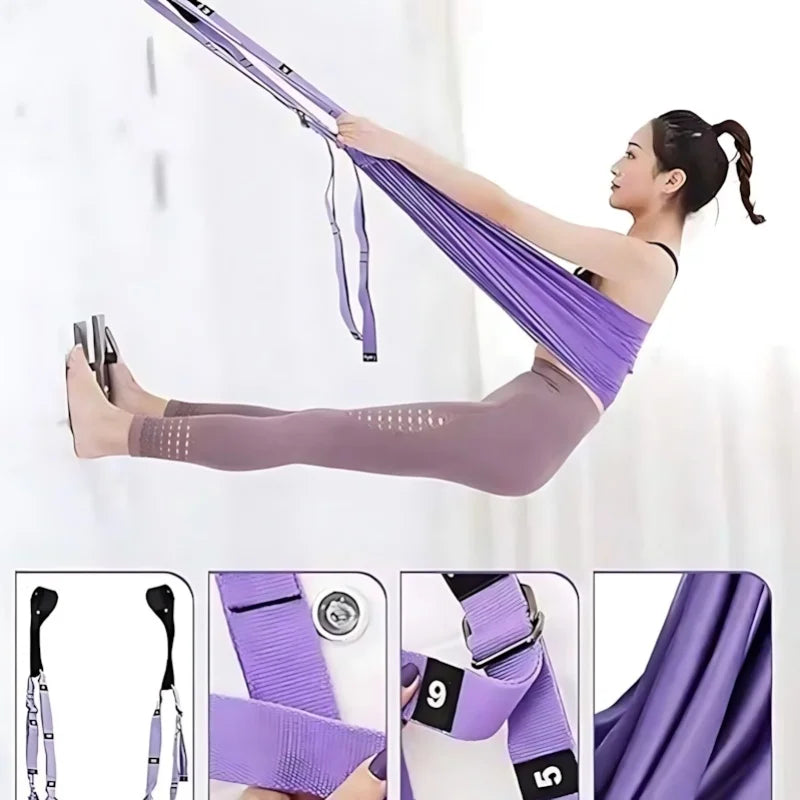 Purple Aerial Yoga Rope for Advanced Training
