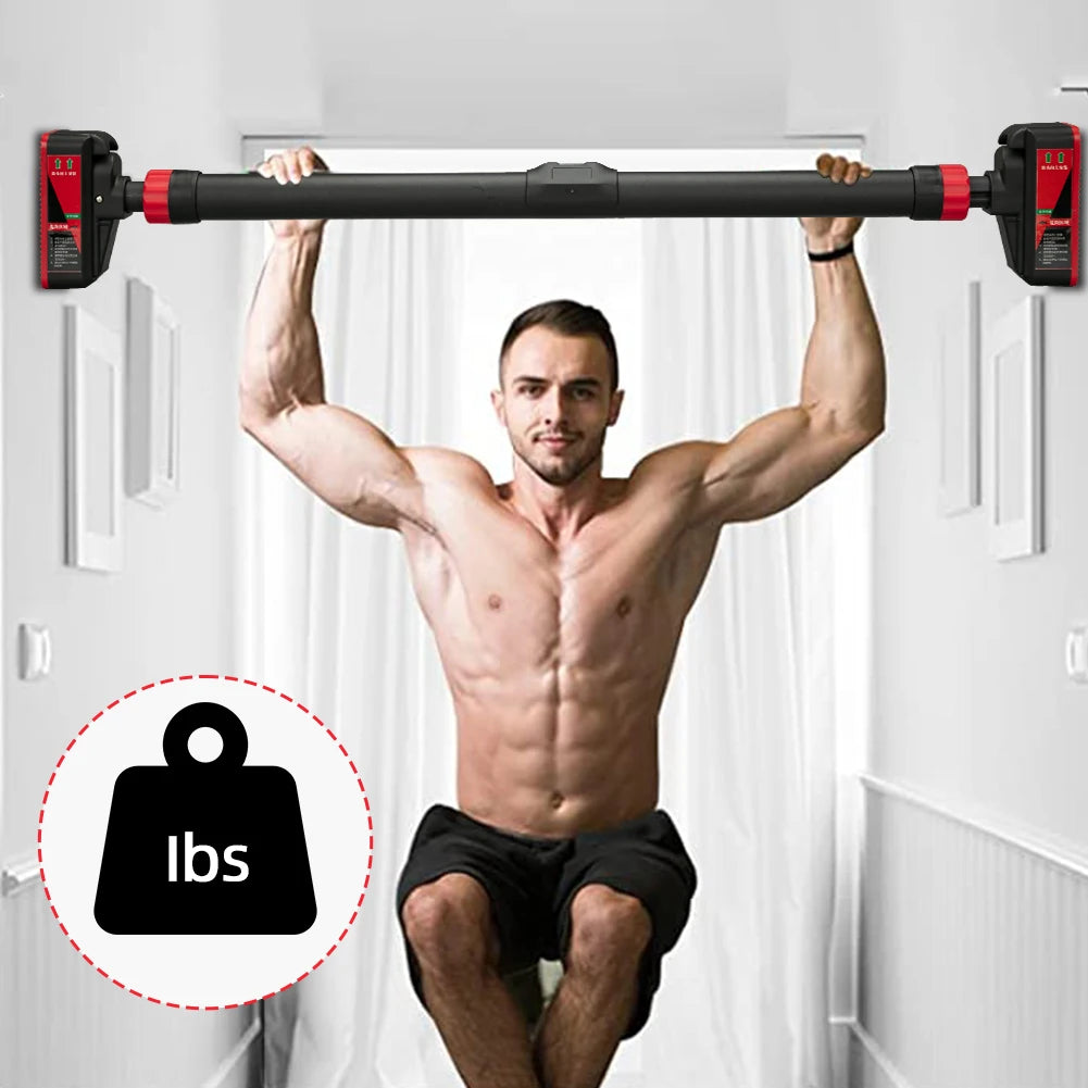 Adjustable Doorway Pull‑Up Bar with Level Gauge