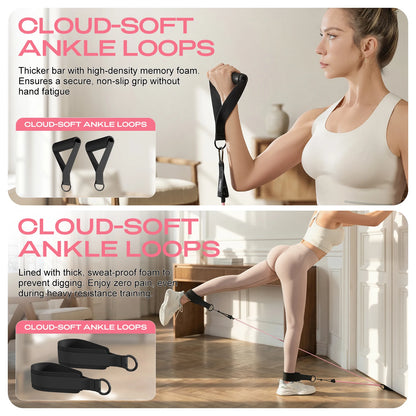 Pilates Bar Kit with Resistance Bands