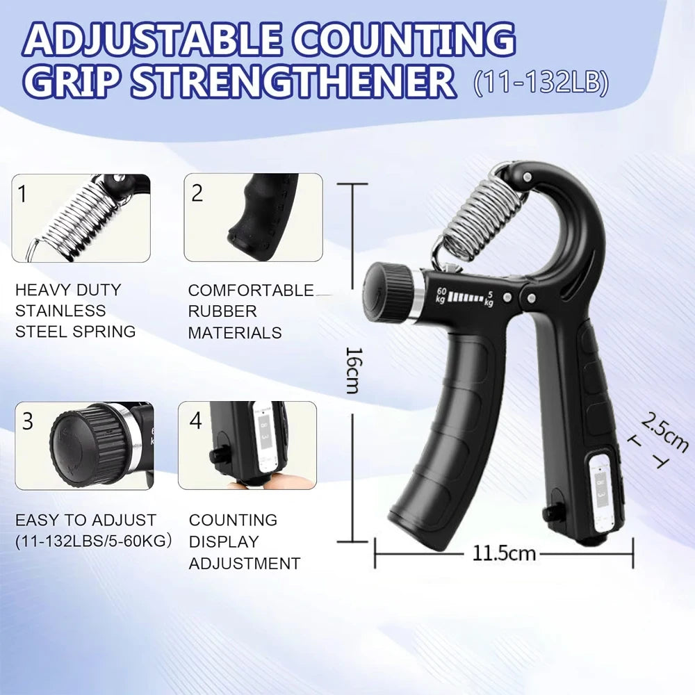 5Pcs Grip Trainer Kit Hand Strength Exercisers