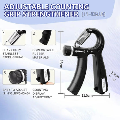 5Pcs Grip Trainer Kit Hand Strength Exercisers