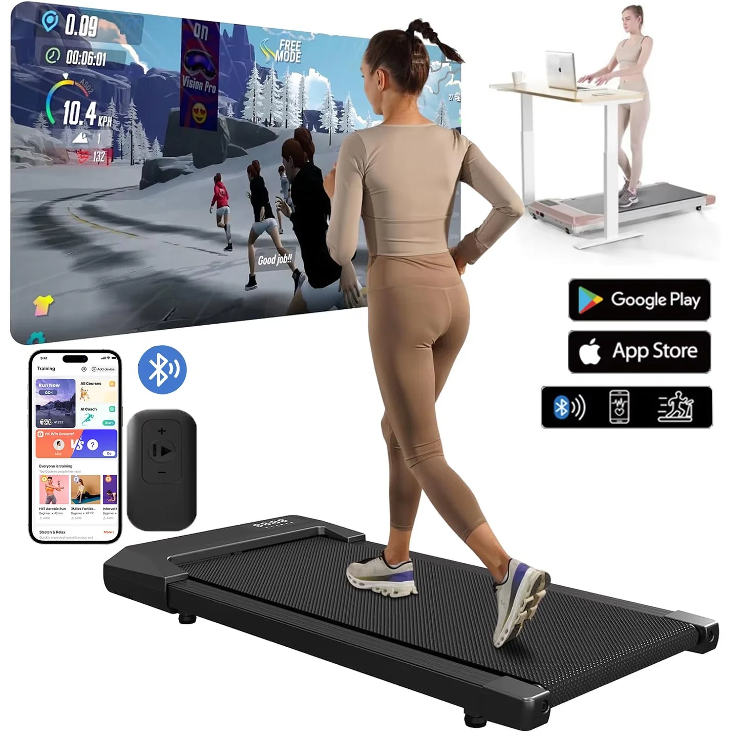 Treadmill for Home 2.5HP LCD Digital Display