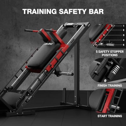 Professional Leg Press & Hack Squat Home Machine
