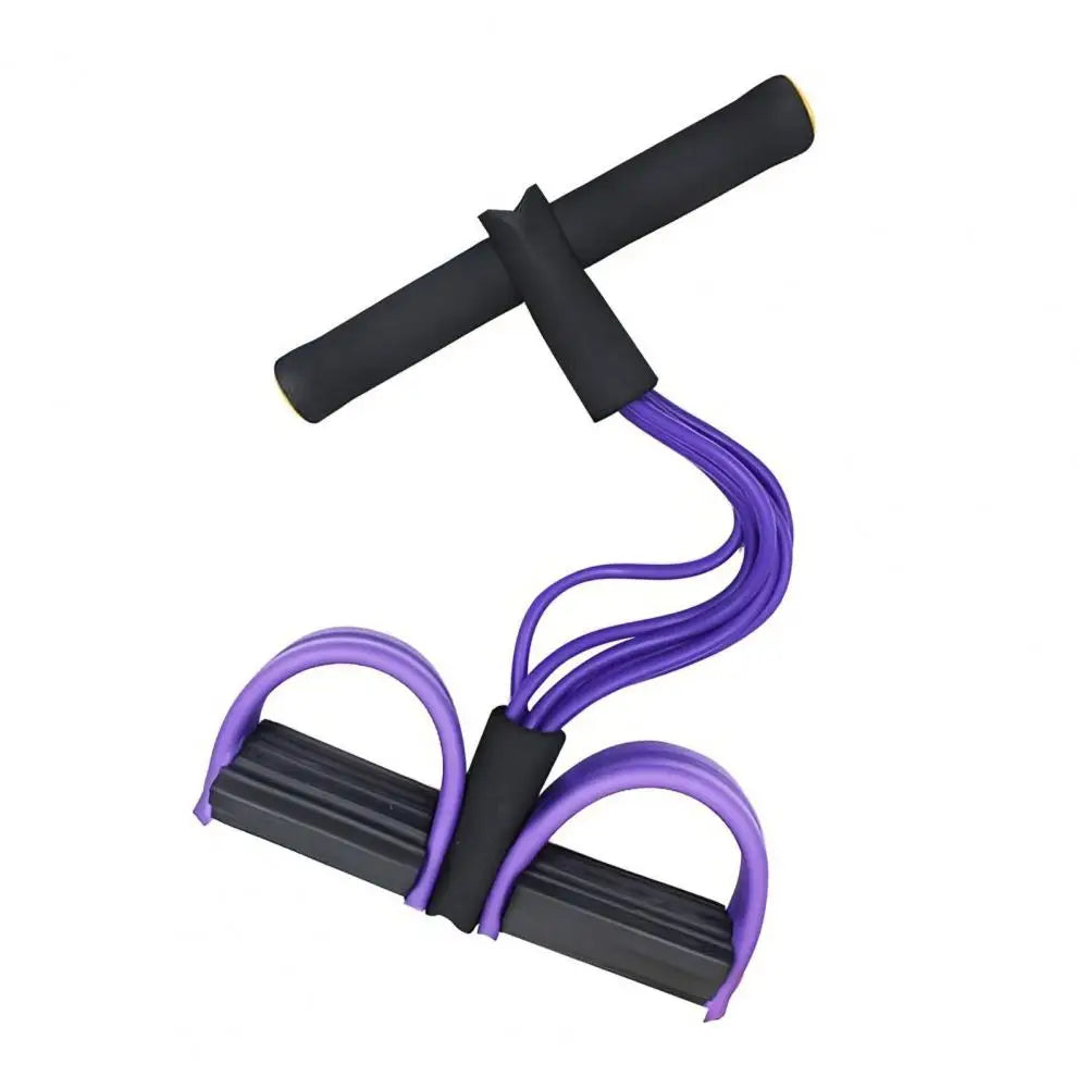 6 Tube Sit-up Pedal Resistance Band with Handle