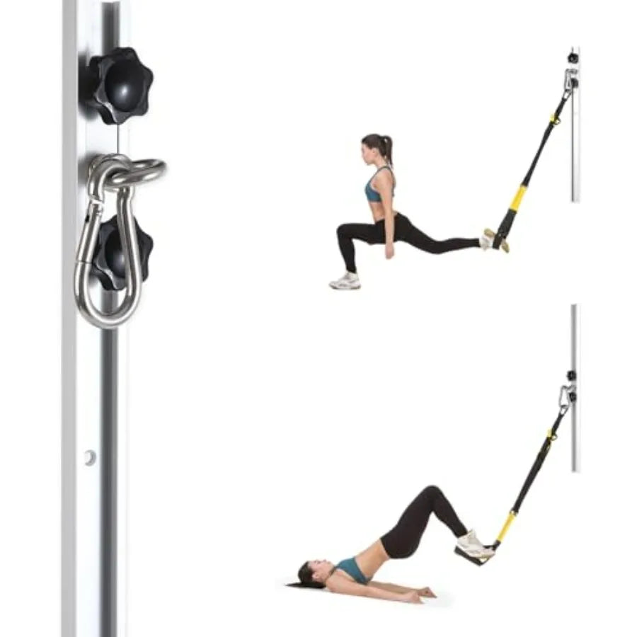 Adjustable Resistance Band Wall Anchor System