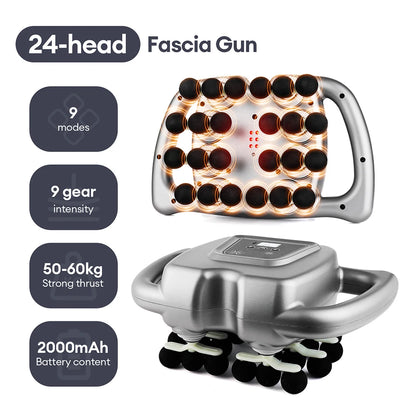 High‑Frequency 16‑Head Fascia Massager