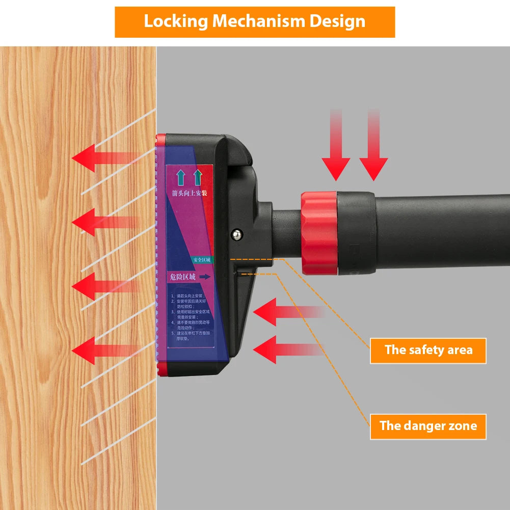 Adjustable Doorway Pull‑Up Bar with Level Gauge