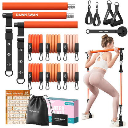Pilates Bar Kit with Resistance Bands