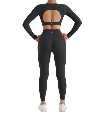 Women's 2PCS Yoga/Running Set, Quick-Drying