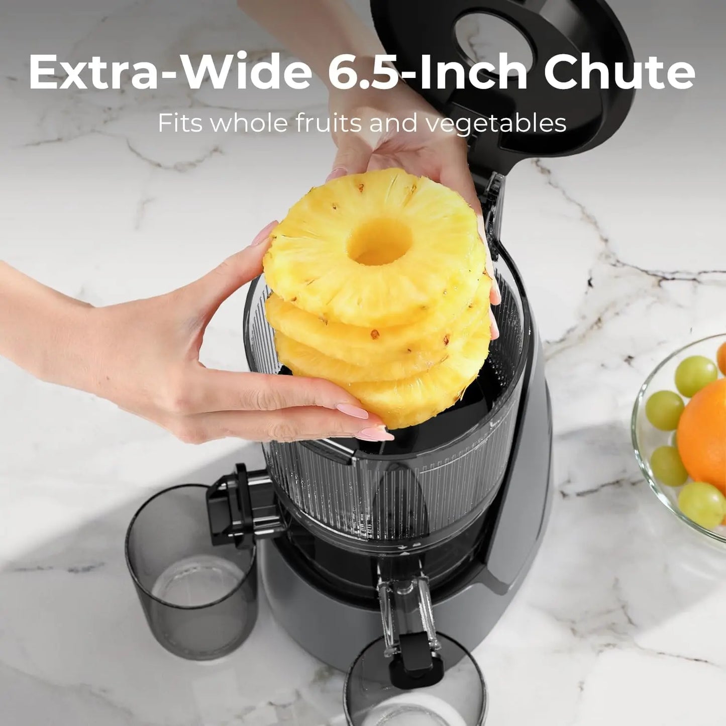 Cold Press Juicer with Large Chute, 100oz Capacity