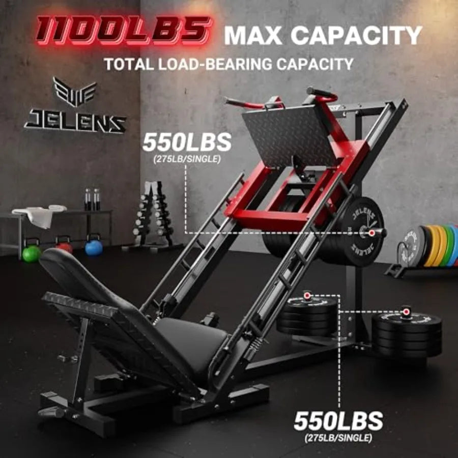 Professional Leg Press & Hack Squat Home Machine