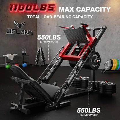 Professional Leg Press & Hack Squat Home Machine
