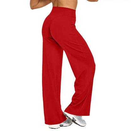 Soft-Motion Mid-Waist Straight Leg Yoga Pants