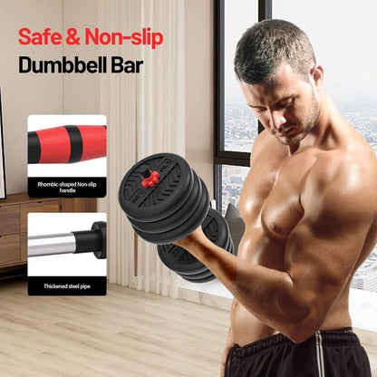 Adjustable Dumbbell Set, 20-80lbs Free Weights