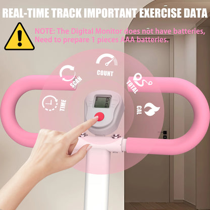 Vertical Climber with Resistance, Adjustable Handlebar
