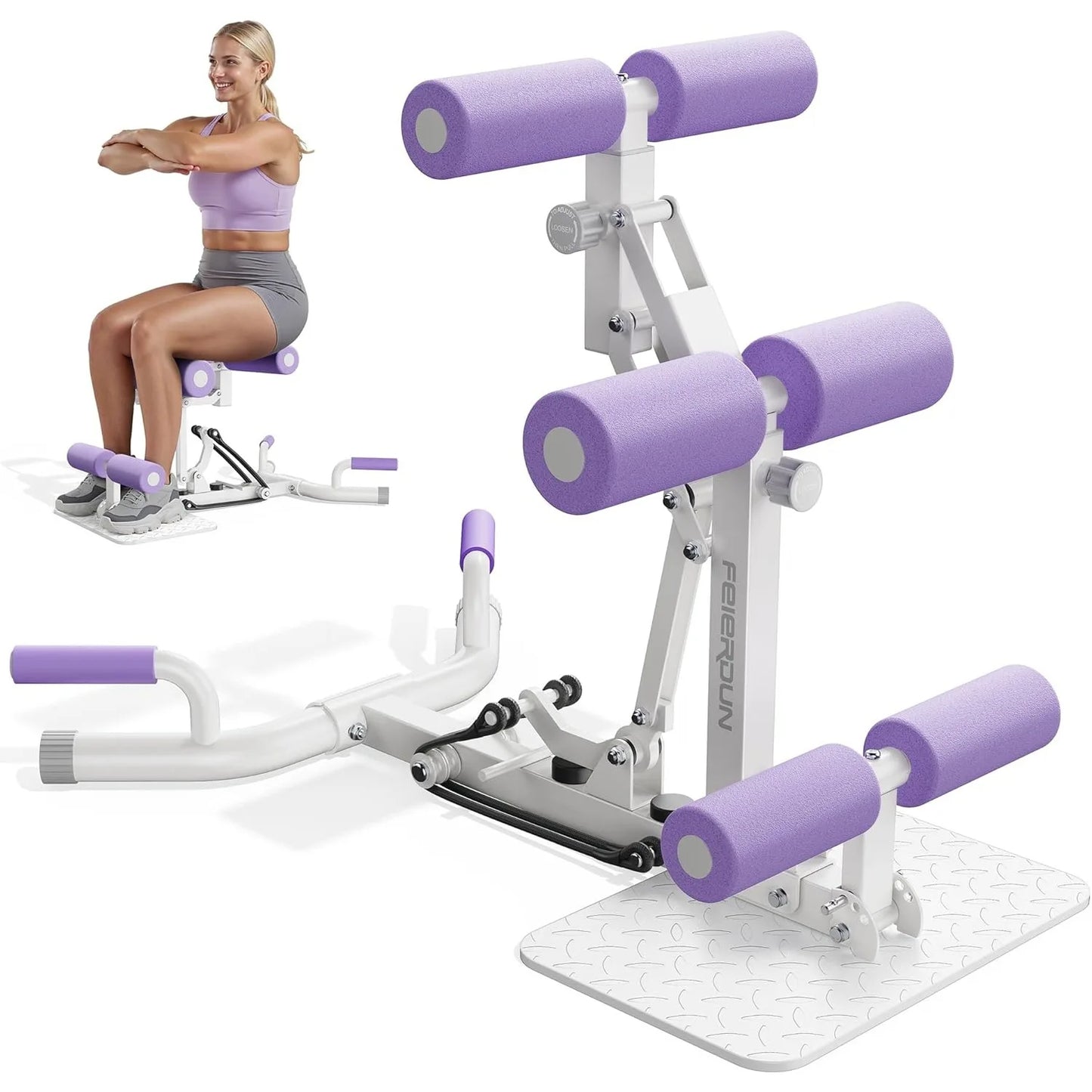 Adjustable Deep Squat Machine Resistance Trainer