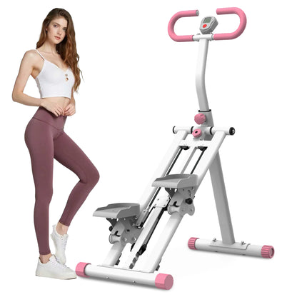 Vertical Climber with Resistance, Adjustable Handlebar