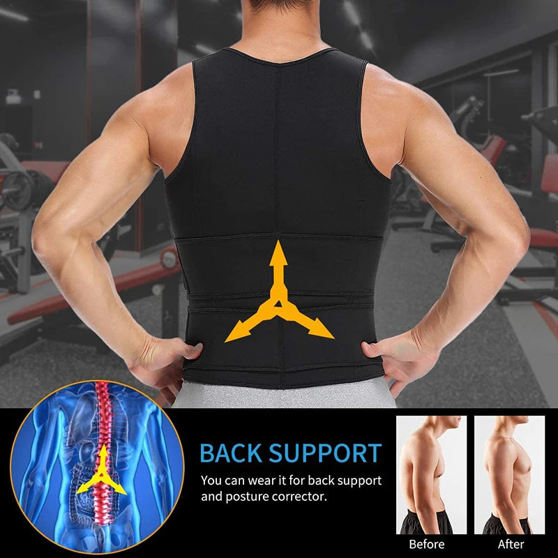 Men's Body Shaper Compression Vest