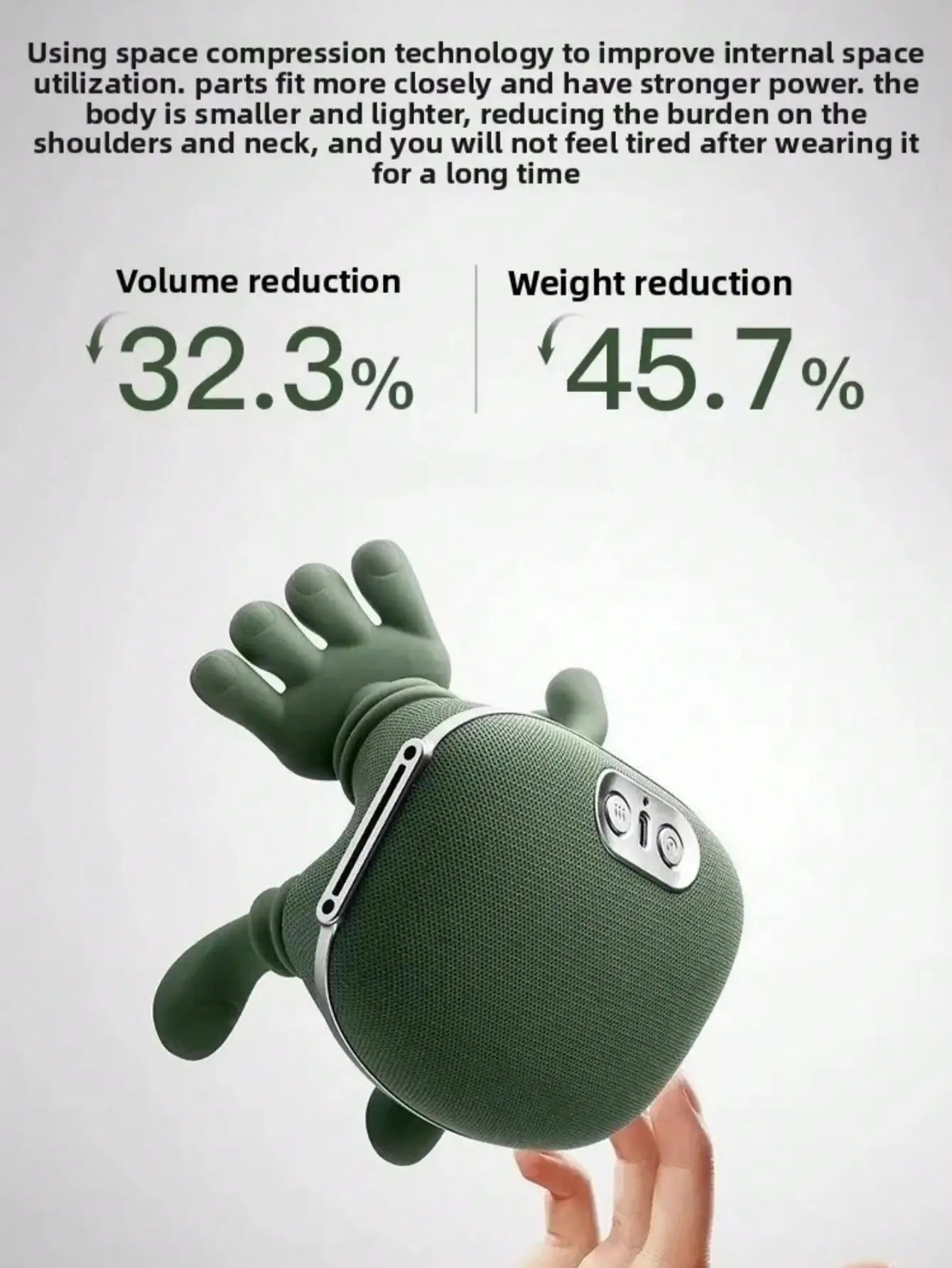 Advanced 4D Wireless Shiatsu Neck & Shoulder Massager