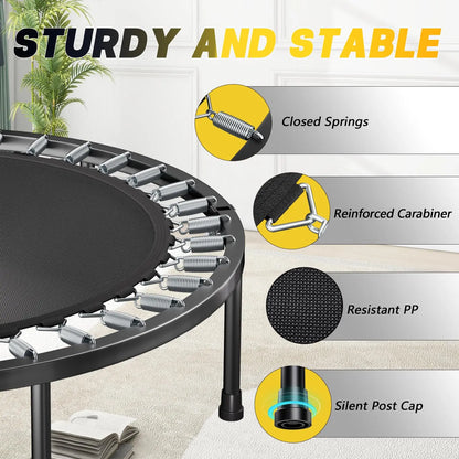 Foldable 40" Mini Rebounder Trampoline for Adults