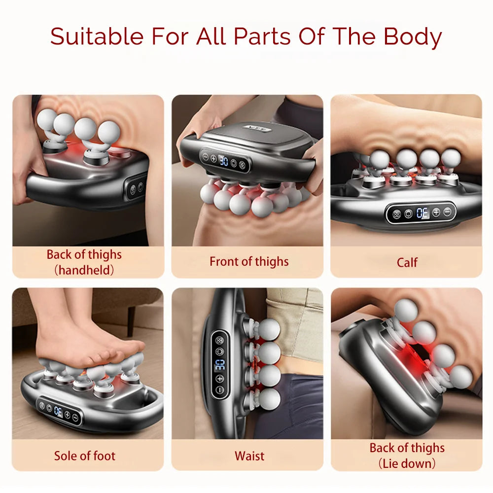 High‑Frequency 16‑Head Fascia Massager