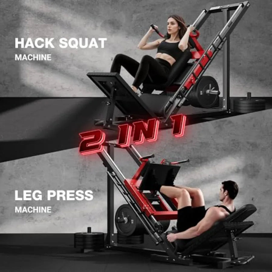 Professional Leg Press & Hack Squat Home Machine