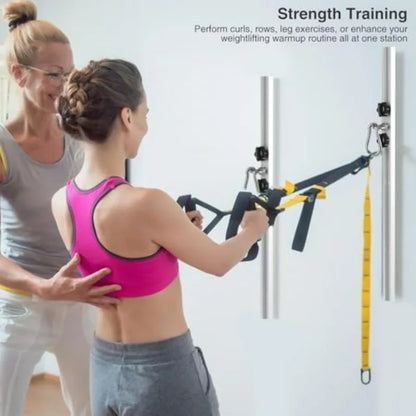 Adjustable Resistance Band Wall Anchor System