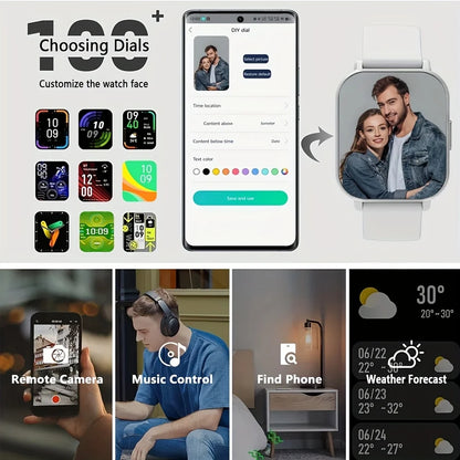Unisex Wireless Smart Watch with Fitness Tracker.