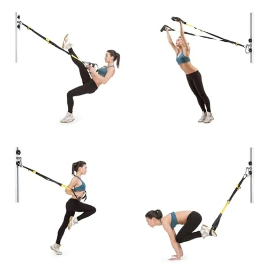 Adjustable Resistance Band Wall Anchor System