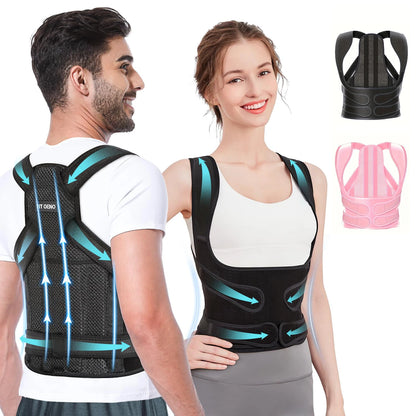 Adjustable Full Back Posture Corrector Brace