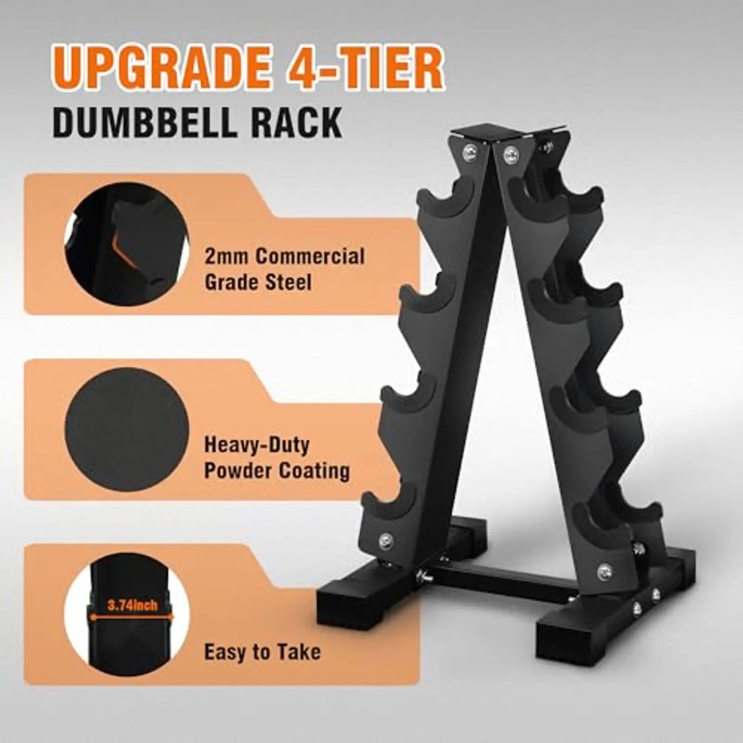 Dumbbell Set with Storage Rack