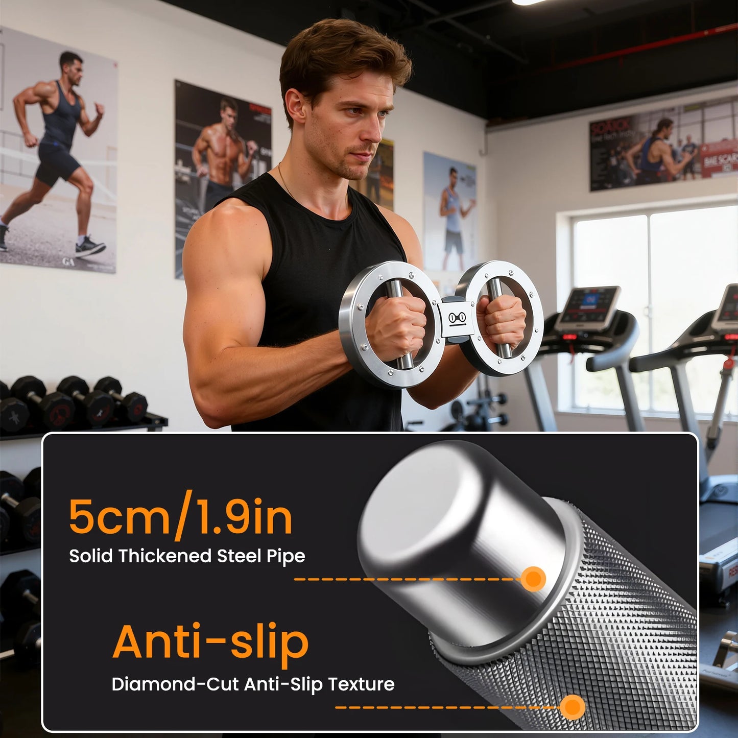 Rotator Grip Trainer 8-15 lbs Exerciser