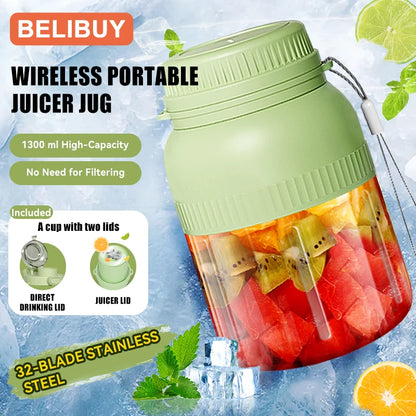 500/1300ML USB Portable Mini Fresh Juice Blender