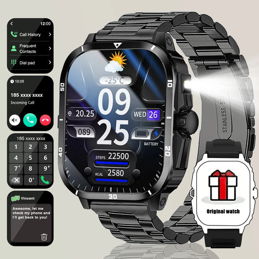 Smart Watch with Step/Calorie Tracking and Weather Display