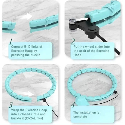 Smart Weighted 47 Inch Waist Hula Hoop