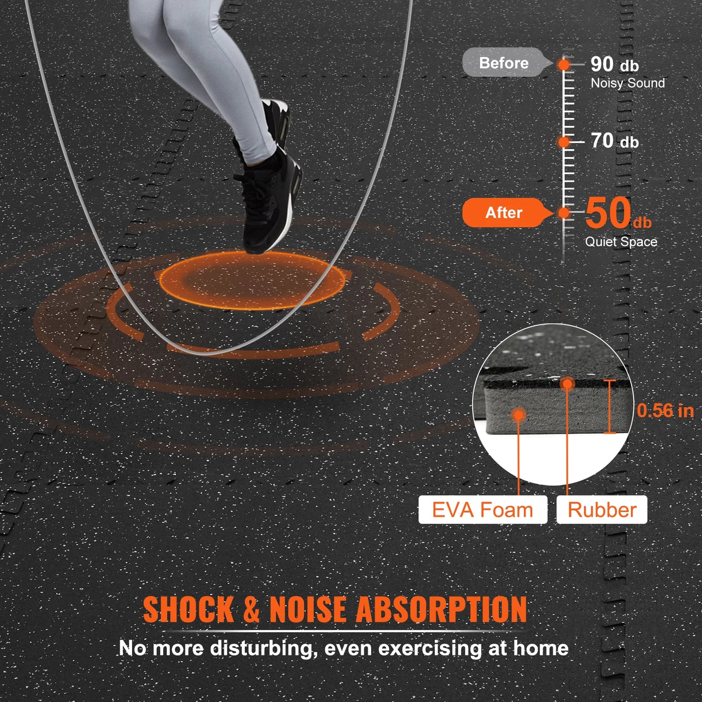 Interlocking Workout Floor Mats